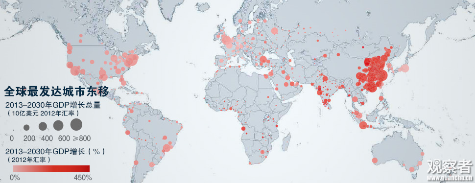 预测：到2030年全球50个最大城市中国占17个