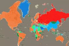世界各国人口比例_世界各国及地区单