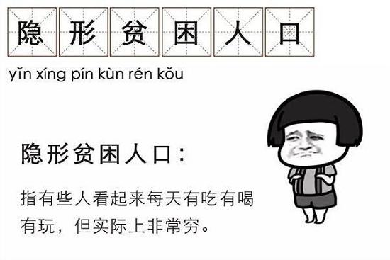 隐形贫困人口_?“隐形贫困人口”的福音：京东12.12工行信用卡购机满3