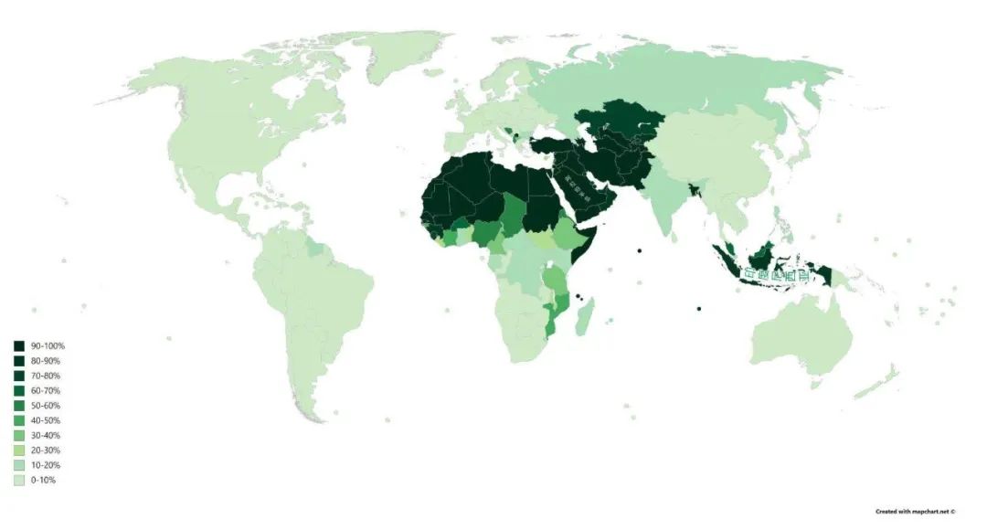 穆斯林人口_最强大的穆斯林国家,人口超过2个亿,对中国非常友善